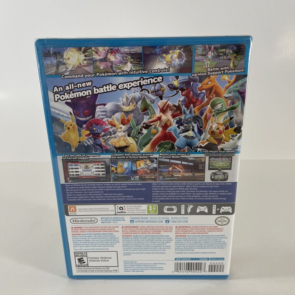 Pokken Tournament Nintendo Wii U Brand New Sealed - Picture 3 of 7